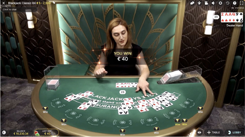 Blackjack Outcome