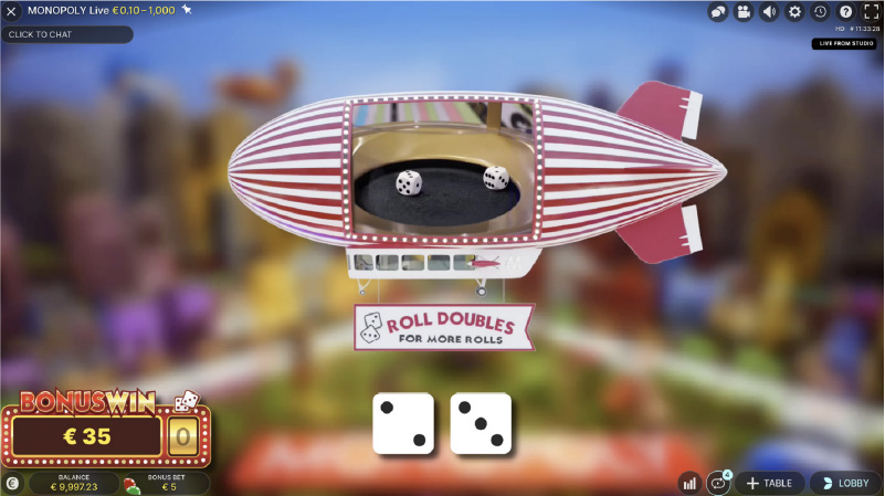 Roll Doubles
